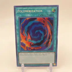 Yugioh Polymerization LCKC-EN026 Secret Rare 1st Edition NM - Image 1