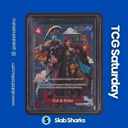 2026 ONE PIECE AZURE SEA'S SEVEN #EB01-003 KID & KILLER SP ALTERNATE ART - Image 1