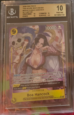 One Piece Boa Hancock SR Alternate Art 014-112 BGS 10 - Image 1