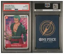 Roronoa Zoro (025) OP01-025 Romance Dawn Foil One Piece PSA 10 - Image 2