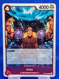 Jozu OP02-008 R | NM | Paramount War | One Pice TCG | English - Image 1