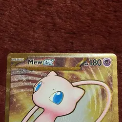 Mew ex Gold Metal NM 205/165 Scarlet & Violet 151 Pokemon Card 205/165 - Image 5