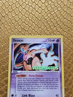 Deoxys DESTINY DEOXYS 16/107 Rare Non-Holo Pokemon Card NM/LP - Image 2