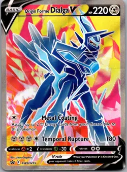 Origin Forme Dialga V SWSH255 SWSH: Sword & Shield Promo Cards Promo Holofoil NM - Image 1