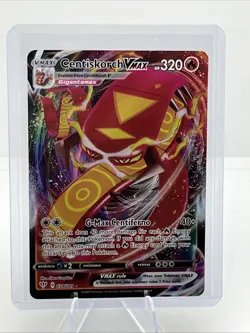 Pokemon TCG Centiskorch VMAX Darkness Ablaze Holo Ultra Rare Card 034/189 - Image 1