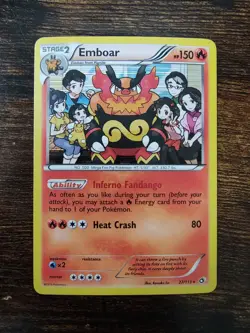 Pokemon Legendary Treasures Emboar 27/113 Holo Card - Image 2