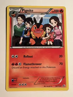 Pokemon Pignite TCG Legendary Treasures 26/113 Regular Uncommon Card - Image 1