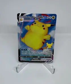Pokemon Card - Surfing Pikachu VMAX Celebrations 009/025 Ultra Rare - E - Image 1