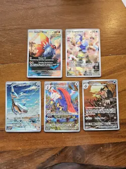 Pokemon Lot 5 Full Art Cards "Bird Theme" (Skarmory, Braviary, Mandibuzz, More) - Image 1