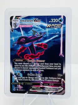 Inteleon VMAX 266/264 Alternate Full Art Fusion Strike Pokemon Card NM - Image 1