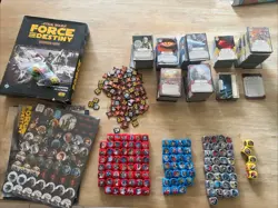 Star Wars Destiny Lot Excellent Cond Almost 1000 Cards. 119 Die. Game. Etc - Image 1