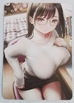 JK Cute Girl Goddess Story ACG Anime Waifu Double-Sided Trading Card - Image 2