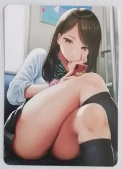 JK Cute Girl Goddess Story ACG Anime Waifu Double-Sided Trading Card - Image 2