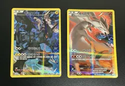 2015 Reshiram Zekrom CP2 Legendary Shine Collection Holo Card Korean Full Art - Image 1