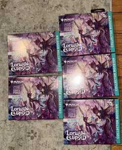 5x Magic: The Gathering : Lorwyn Eclipsed Collector Booster Factory Sealed boxes - Image 1