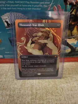 MTG Foil Thousand-Year Elixir Special Guest Borderless Lorwyn Eclipsed NM - Image 1