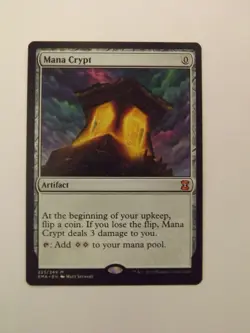 Mana Crypt + MANA VAULT 1994 REVISED MTG Magic the Gathering VINTAGE NM/MT - Image 3