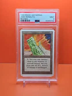 🟤🟤🟤 1994 Magic The Gathering JADE MONOLITH REVISED 3RD EDITION PSA 9 🟤🟤🟤 - Image 1
