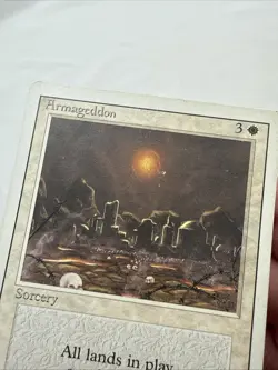 Armageddon x1 MTG Revised 3rd Third Edition 1x Magic Fair Heavy Play HP - Image 2