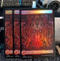 3x MTG Mountain 275 Foil Murders at Karlov Manor (MKM) - Image 1
