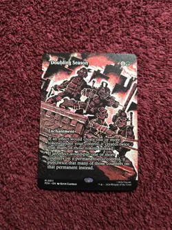 MTG Doubling Season 0011 (Borderless) TMNT Regular - Image 1