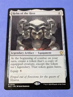 MTG Magic: Bloomburrow Commander: Helm of the Host #0276 Rare - MP - Image 1