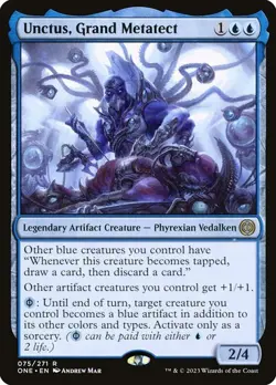 Unctus, Grand Metatect NM Legendary Rare Phyrexia: All Will Be One MTG Regular - Image 1