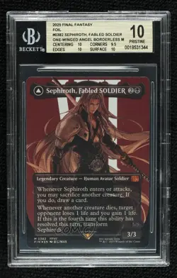 Sephiroth Fabled SOLDIER Sephiroth One-Winged Angel Foil Magic FIN BGS 10 - Image 1