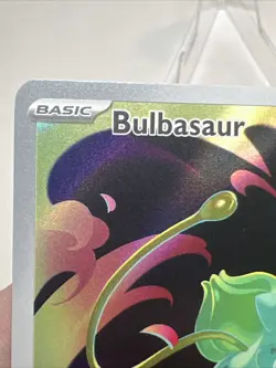 NM- Bulbasaur 133/132 Mega Evolution Stamped Promo AUTHENTIC Pokemon Card - Image 3