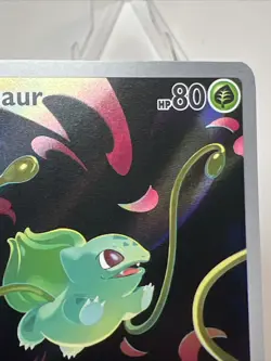 NM- Bulbasaur 133/132 Mega Evolution Stamped Promo AUTHENTIC Pokemon Card - Image 4