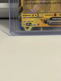 Pokemon Zapdos ex 049 SVP Black Star Promo Holo Basic 200 HP Card - Image 5