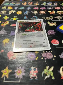 Aerodactyl ex 94/100 Sandstorm Holo Pokemon Card - LP - E-Reader Vintage Rare - Image 3