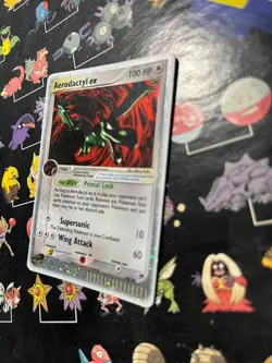 Aerodactyl ex 94/100 Sandstorm Holo Pokemon Card - LP - E-Reader Vintage Rare - Image 4