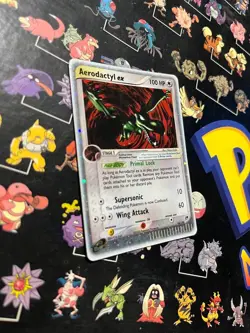 Aerodactyl ex 94/100 Sandstorm Holo Pokemon Card - LP - E-Reader Vintage Rare - Image 5