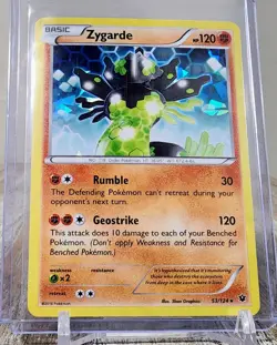 2016 ZYGARDE 53/124 Cracked Ice Holo Pokemon TCG XY Fates Collide LP - Image 1