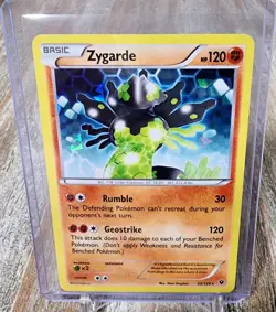 2016 ZYGARDE 53/124 Cracked Ice Holo Pokemon TCG XY Fates Collide LP - Image 2