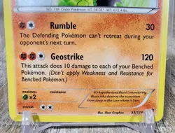 2016 ZYGARDE 53/124 Cracked Ice Holo Pokemon TCG XY Fates Collide LP - Image 5