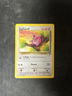 Pokemon TCG Jigglypuff Base Set 2 77/130 Regular Unlimited Common D2 - Image 1