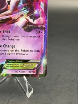 Pokemon Mewtwo EX Ultra Rare Holo TCG Card 62/162 XY Breakthrough (LP+) - Image 4