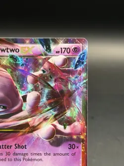 Pokemon Mewtwo EX Ultra Rare Holo TCG Card 62/162 XY Breakthrough (LP+) - Image 5
