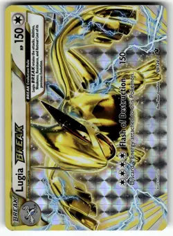 Lugia BREAK 79/124 XY - Fates Collide LP Pokemon Card TCG - Image 1