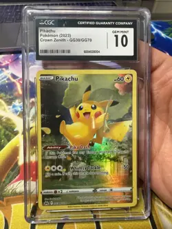 CGC 10 Pikachu GG30/GG70 Galarian Gallery - Crown Zenith - Pokemon - SHIPS FAST - Image 1
