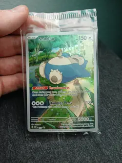 Pokemon TCG Snorlax SVP 051 Scarlet & Violet 151 Black Star Promo (SEALED) - Image 1