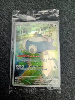 Pokemon TCG Snorlax SVP 051 Scarlet & Violet 151 Black Star Promo (SEALED) - Image 3