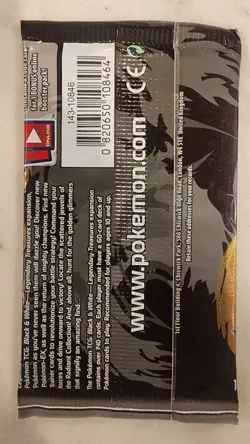 Pokemon Black & White Legendary Treasures Booster Pack NEW Sealed Mewtwo Art - Image 2