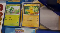 Pokemon TCG My First Battle Pikachu and Bulbasaur- Opened, No Coin, Used Once - Image 2