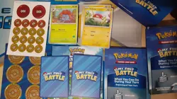 Pokemon TCG My First Battle Pikachu and Bulbasaur- Opened, No Coin, Used Once - Image 3