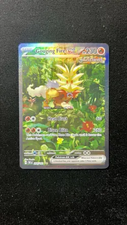 2024 Pokemon Temporal Forces Gouging Fire ex #204/162 - Image 1