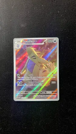 2023 Pokemon SV Paldea Evolved Tyranitar #222/193 - Image 1