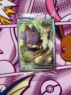 Pokemon TCG - N's Zorua SVP 189 - Black Star Promo - Journey Together - SEALED - Image 1